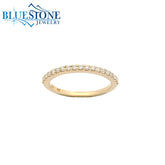 14KYG Shared Prong Diamond Band - Size 6.25